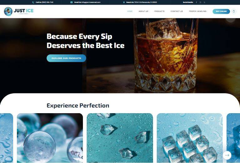 just ice Screen Portfolio