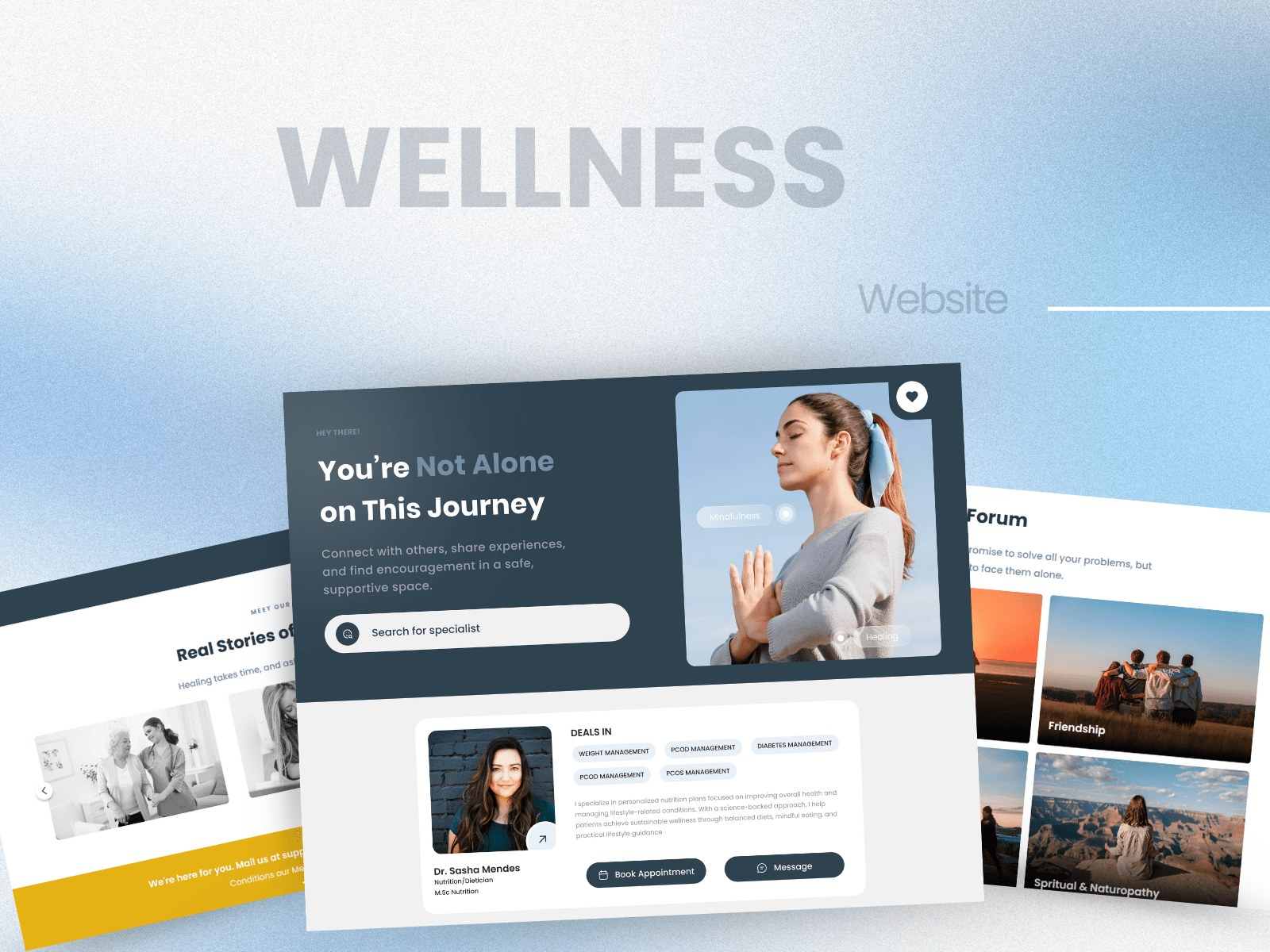 Wellness Web Development Sample | CANWS