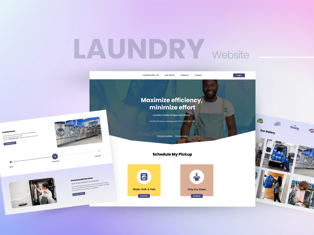 Laundry Website Development Sample | CANWS