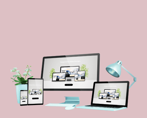 Web Designing Services Dashboard Shows in Multiple Versions of Screens