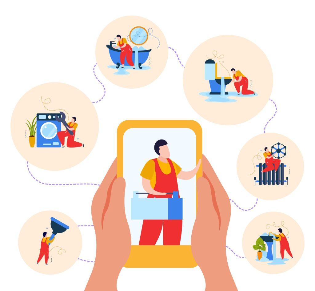 Online Plumber Local Services Mobile Application Development | CANWS