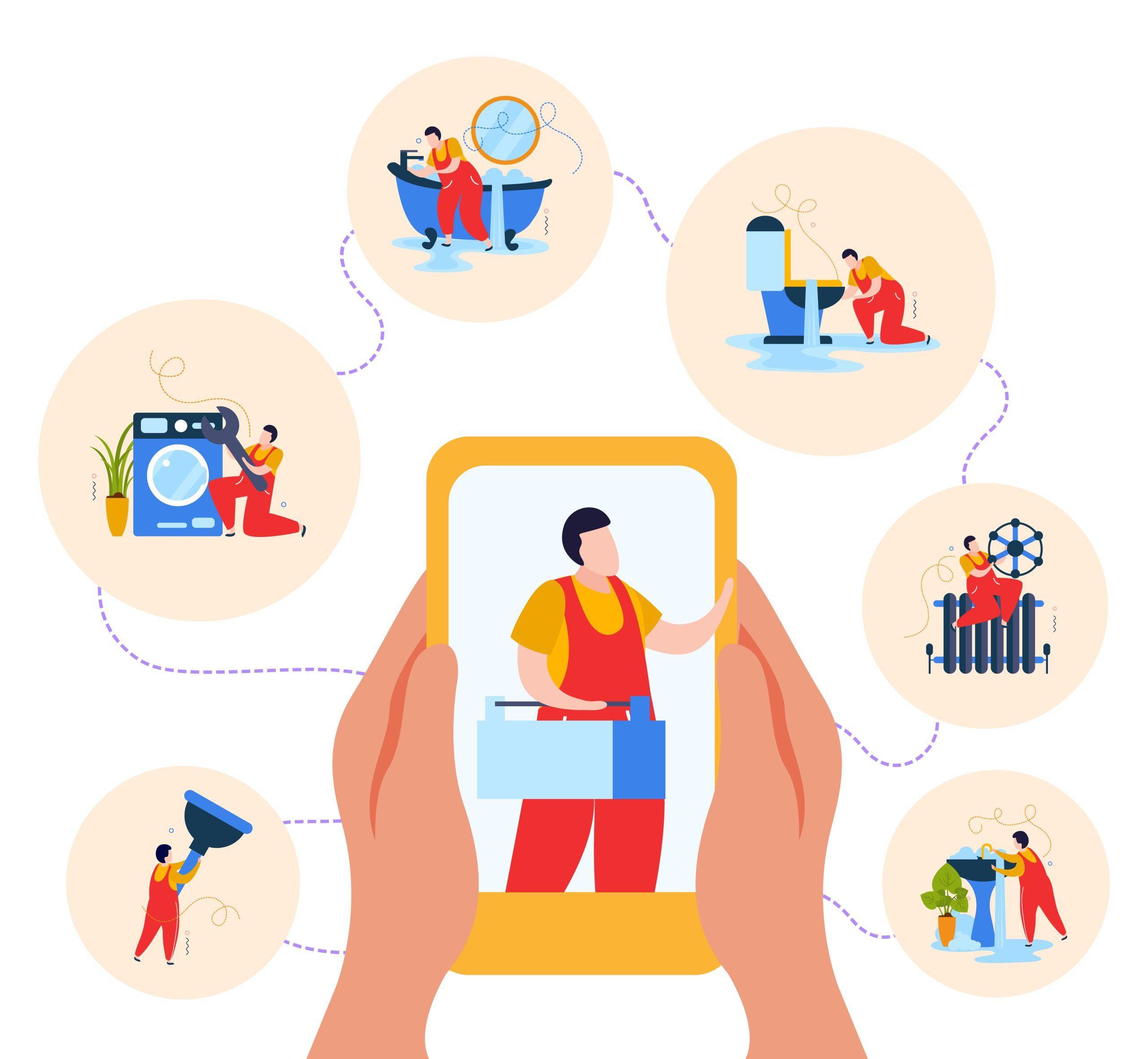 Online Plumber Local Services Mobile Application Development | CANWS