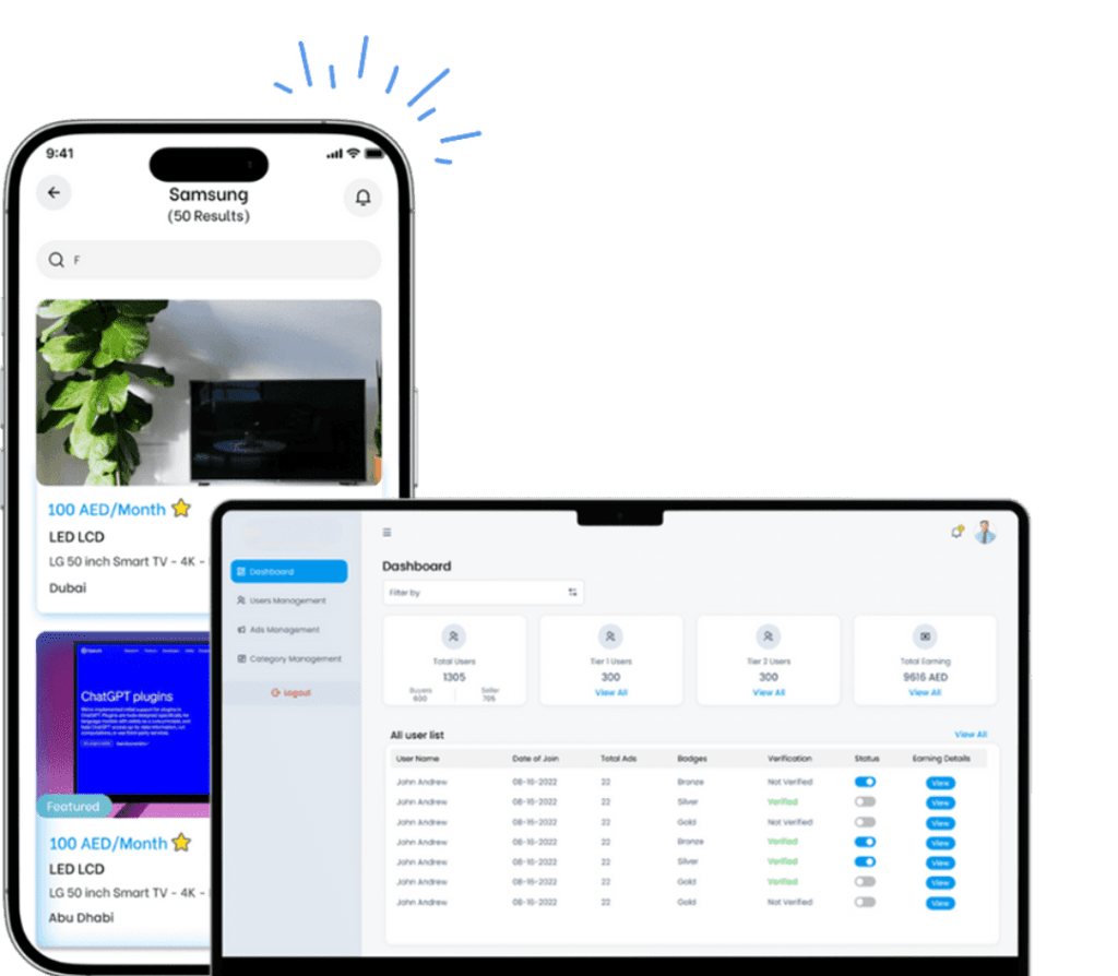 Classified Products Ads Mobile Application And Website Development Services | CANWS