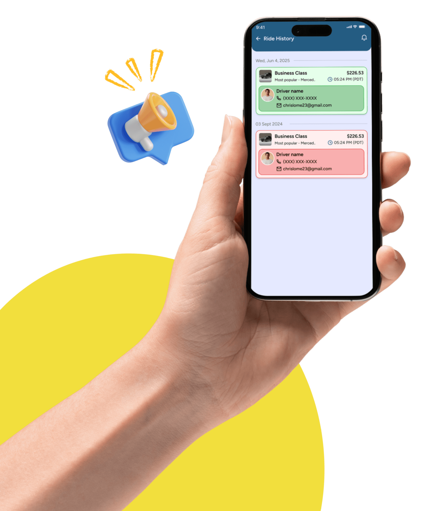 Passanger Pannel Cab Booking Application | CANWS