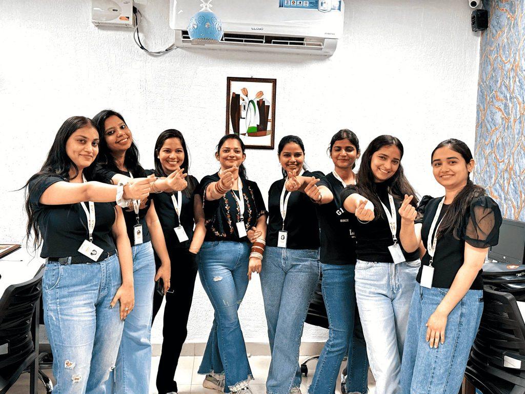 Group of Charming Girls Posing for Group Photo | CANWS