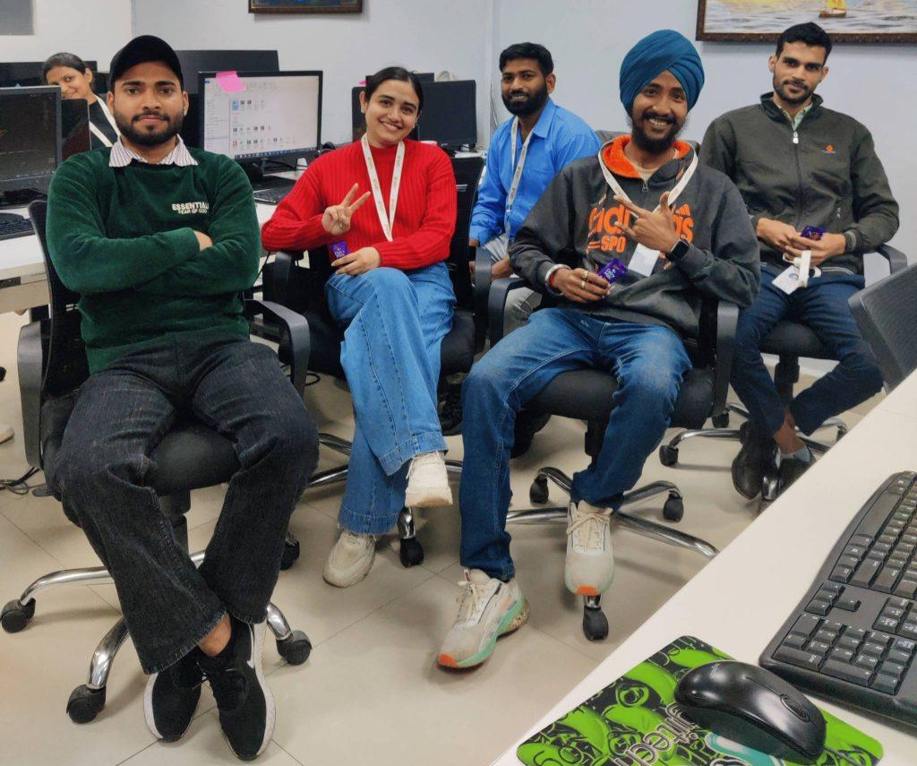 Laravel Development Team Posing For Group Photo | CANWS