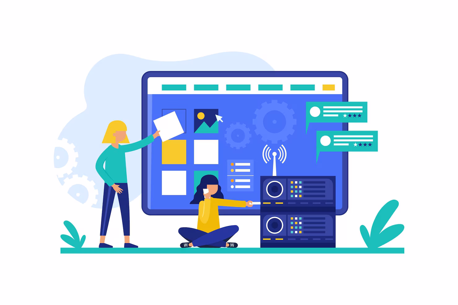 Web Development Concept Explaining in Graphics | CANWS
