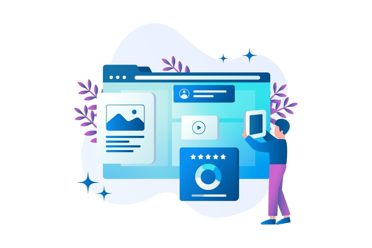 Website Home Page / Landing Page Desigining Services | Graphics | CANWS