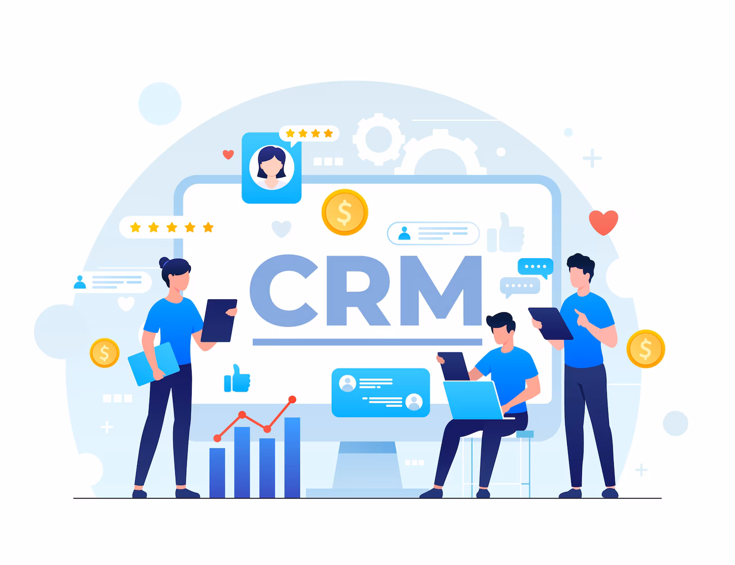 CRM Services Graphics | CANWS