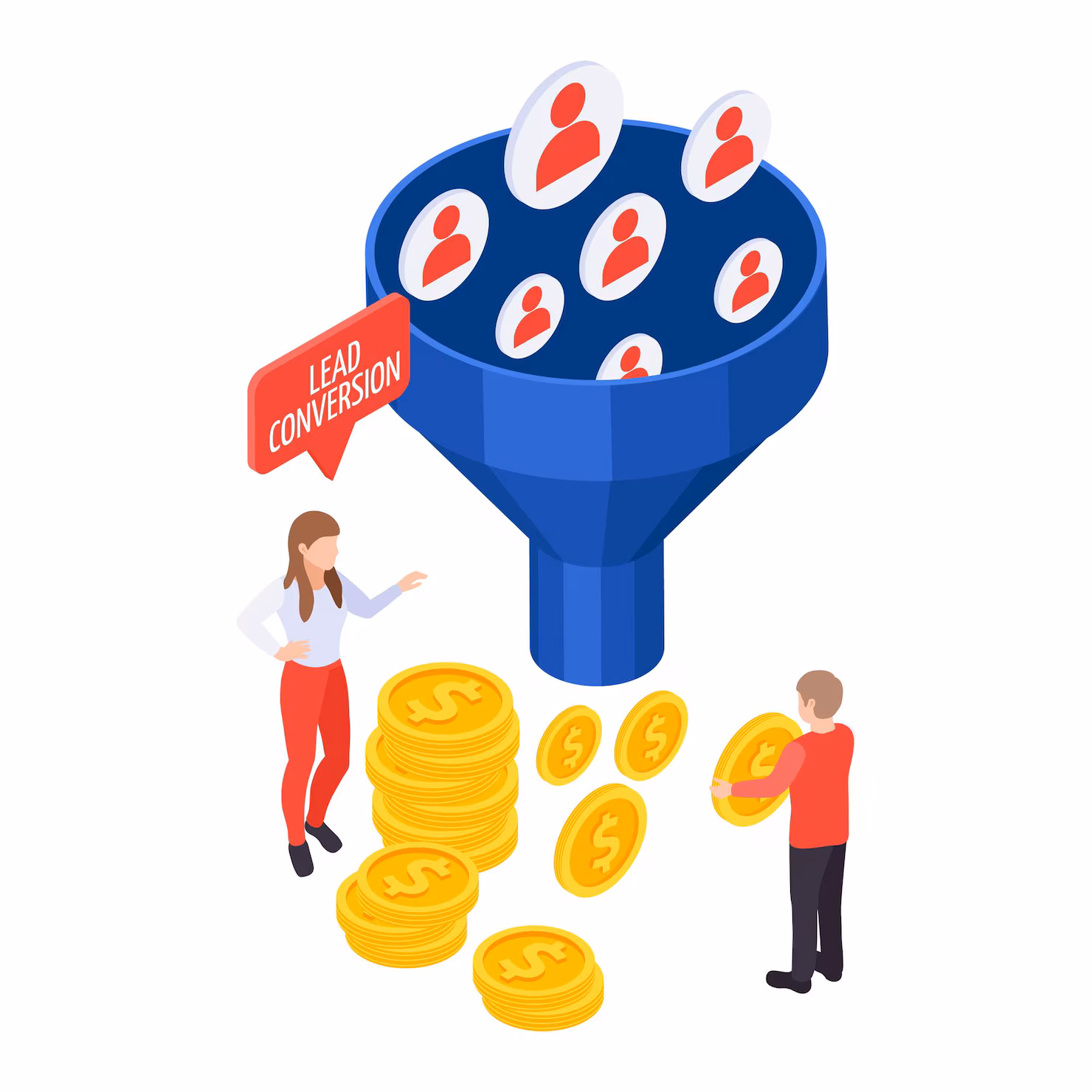 Lead Conversion Funnel Graphics | CANWS