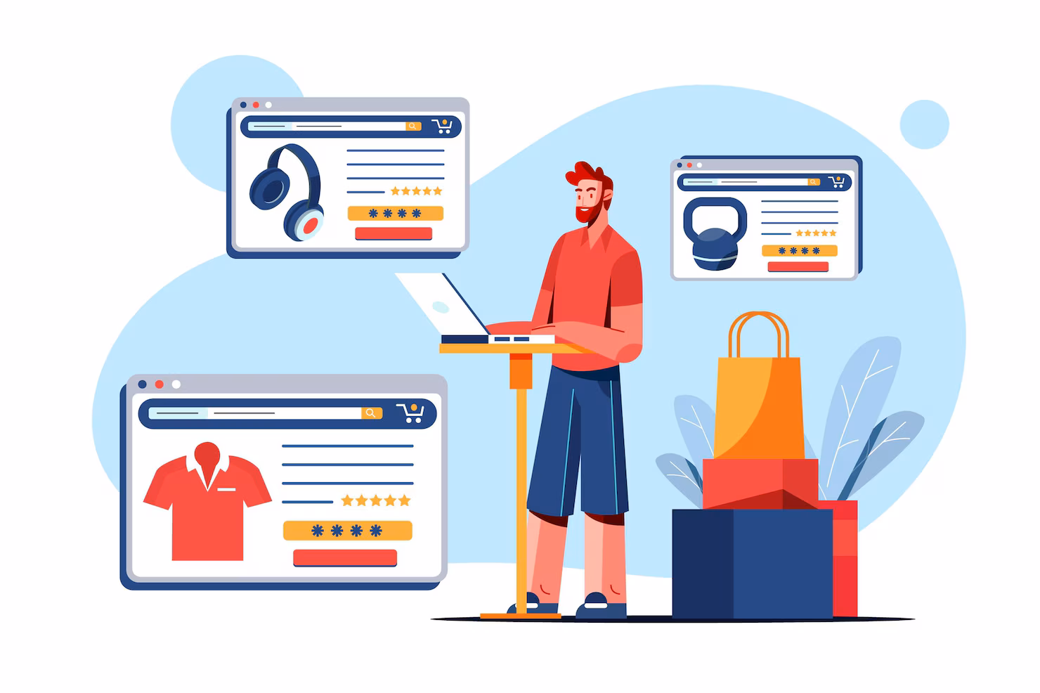 E-Commerce Website Development Services Graphics 2 | CANWS