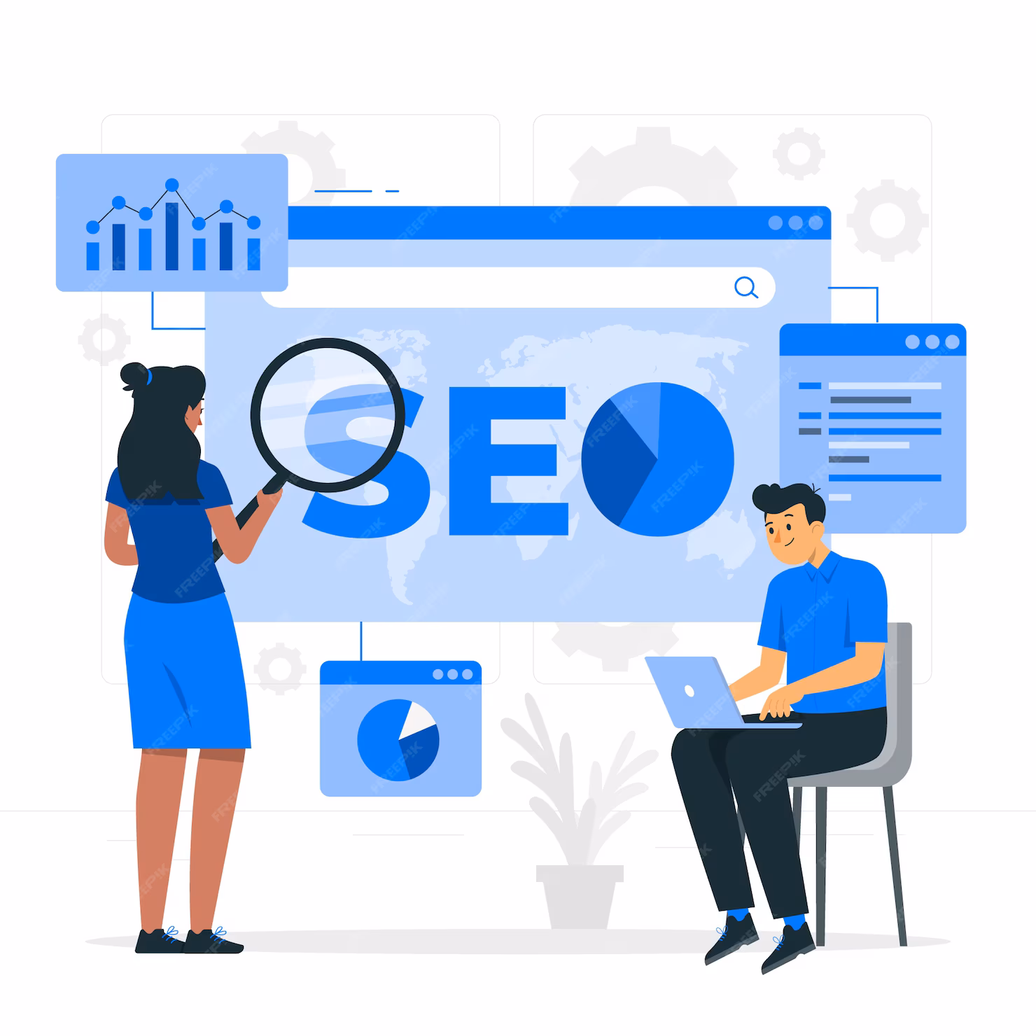SEO Services Explains In Graphics | CANWS