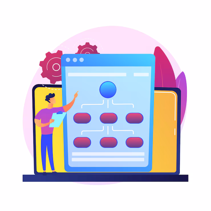 Web Hosting Services Performing By An Employee Graphics | CANWS