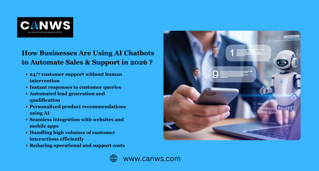 How Businesses Are Using AI Chatbots to Automate Sales & Support in 2026